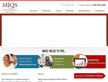 Tablet Screenshot of miqs.com